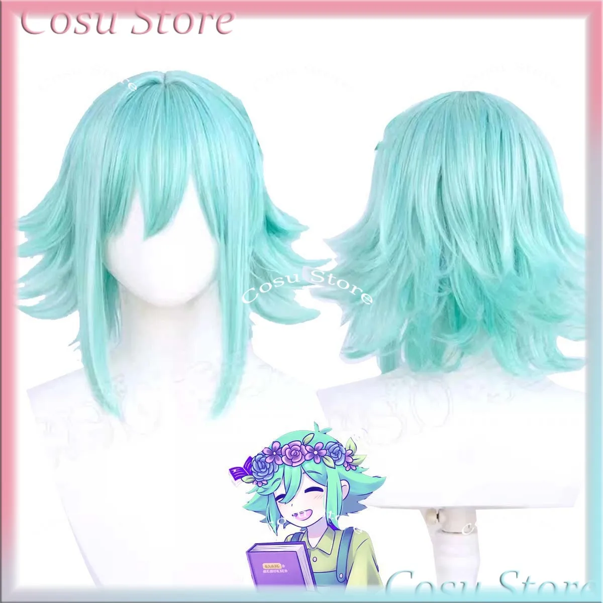 Парик для косплея персонажа Ба – обзор и цена Anime Cosplay Blue Hair