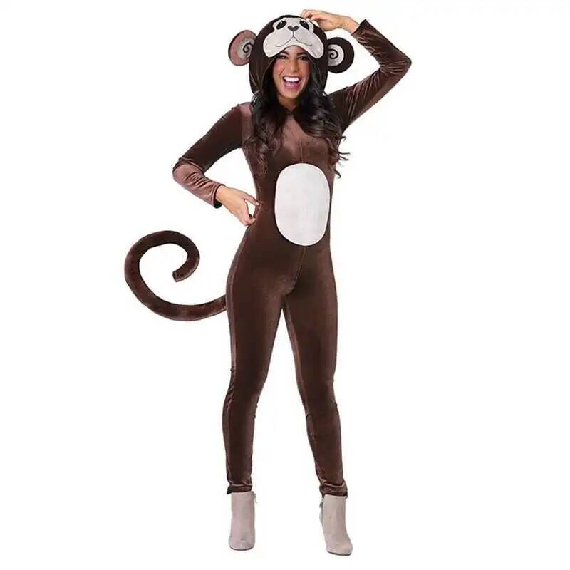 Новый коричневый комбинезон с  – обзор и цена Anime Cosplay Jumpsuit